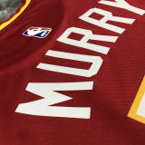 Hawks MURRY #5 Red NBA Jerseys