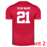 2021/22 England Away Red Rugby Shirt 英格兰