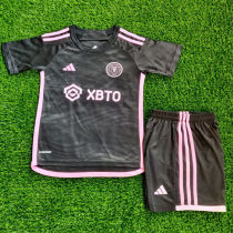2023/24 Inter Miami Away Black Kids Soccer Jersey