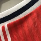 1986 Denmark Home Red Retro Soccer Jersey