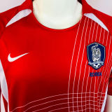 2002 South Korea Home Red Retro Soccer Jersey