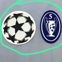 UEFA Champions Leaque Star Ball Arm Patch 2006-2008 欧冠球+5字杯 (You can buy it Or tell me to print it on the Jersey )