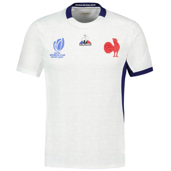 2023 France RUGBY WORLD CUP Away White Rugby Jersey