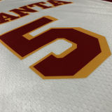 Hawks MURRY #5 White NBA Jerseys