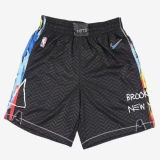 2021 Nets City Edition Black NBA Pants