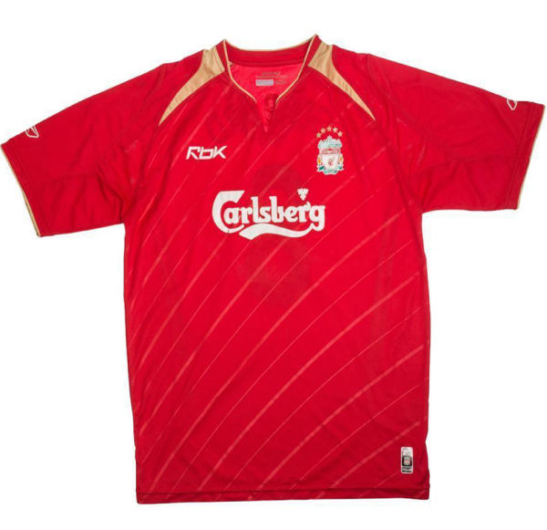 2005/06 LFC Home Red Retro Soccer Jersey