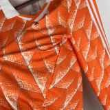 1988 NL Home Orange Retro Long Sleeve Jersey