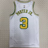 Rockets PORTER JR. #3 White Retro NBA Jerseys