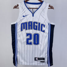 2023/24 Magic FULTZ #20 White NBA Jerseys 热压