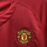 2007/08 M Utd Home Red Retro Soccer Jersey League Version 联赛版