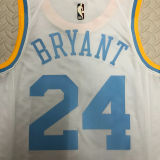 Lakers BRYANT #24 White Retro NBA Jerseys