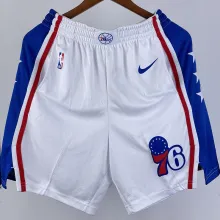2023/24 76ers White NBA Pants