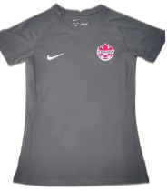 2021-2023 Canada Away Black Women Soccer Jersey
