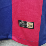 MESSI #10 BA Home Retro Soccer Jersey 2014/15 带旧款欧冠章+公平条 ★★