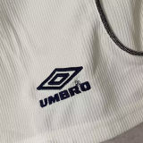 2000/01 M Utd White Retro Shorts Pants