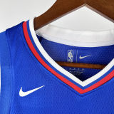 Clippers HARDEN #1 Blue Kids NBA Jersey 热压