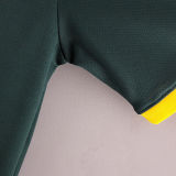 1998 Brazil GK Dark Green Retro Soccer Jersey