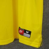 1998 Brazil Home Yellow Retro Soccer Jersey(No small fonts on the chest)