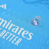 2023/24 RM Goalkeeper Blue Fans Soccer Jersey(A Set)