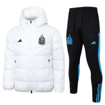2024 Argentina White Cotton Jacket （A Set）