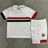 2024/25 Sao Paulo Home Kids Soccer Jersey