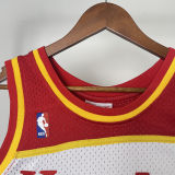1985/86 Hawks WILKNS #21 Red Retro NBA Jerseys 热压