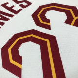 Cleveland JAMES #23 White NBA Jerseys