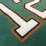 Grizzlies Morant #12 Green NBA Jerseys Hot Pressed