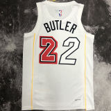 Miami Heat BUTLER #22 White City Edition NBA Jerseys