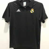 2002-2003 RM Away Black Retro Soccer Jersey