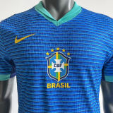 2024/25 Brazil Away Blue Player Version Jersey