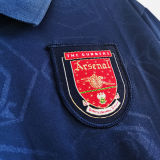 1995 ARS Away Blue Retro Long Sleeve Soccer Jersey