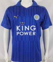 2016/17 Leicester City Home Blue Retro Soccer Jersey