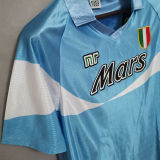 1990/91 Napoli Special Blue Retro Soccer Jersey