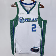 2023/24 Mavericks IRVING #2 White City Edition NBA Jerseys
