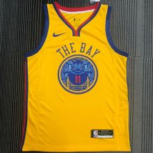 2018 Warriors THOMPSON #11 The Bay NBA Jerseys Hot Pressed