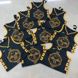 Warriors THOMPSON #11 Black NBA Jerseys