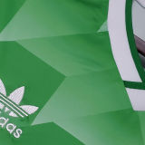 1988 Germany Away Green Retro Soccer Jersey