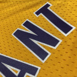 2008/09 Lakers BRYANT #24 Yellow Retro NBA Jerseys 热压
