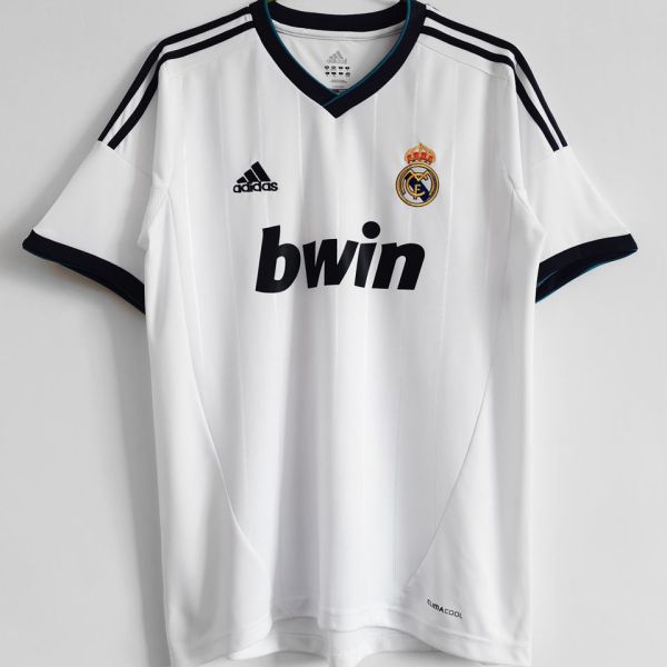 2012/13 RM Home White Retro Soccer Jersey