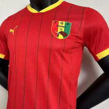 2024 Guinee Away Red Player Version Soccer Jersey 几内亚