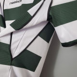 2001/03 Lisbon Home Retro Long Sleeve Soccer Jersey