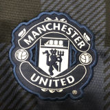 2013/14 M Utd Away Black Retro Soccer Jersey