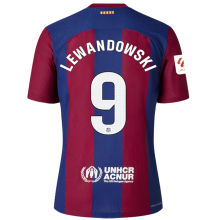 LEWANDOWSKI #9 BA 1:1 Quality Home Fans Jersey 2023/24 (LaLiga Font 西甲字体) ★★