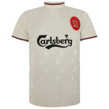 1996-97 LFC Away White Retro Soccer Jersey