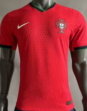 2024/25 Portugal Home Red Player Version Soccer Jersey