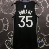 Warriors DURANT #35 Black Grey NBA Jerseys