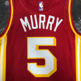 Hawks MURRY #5 Red NBA Jerseys