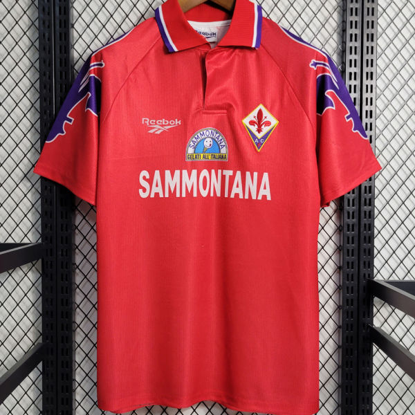 1995/96 ACF FC Away Red Retro Soccer Jersey