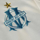 2003/04 Marseille White Retro Soccer Jersey